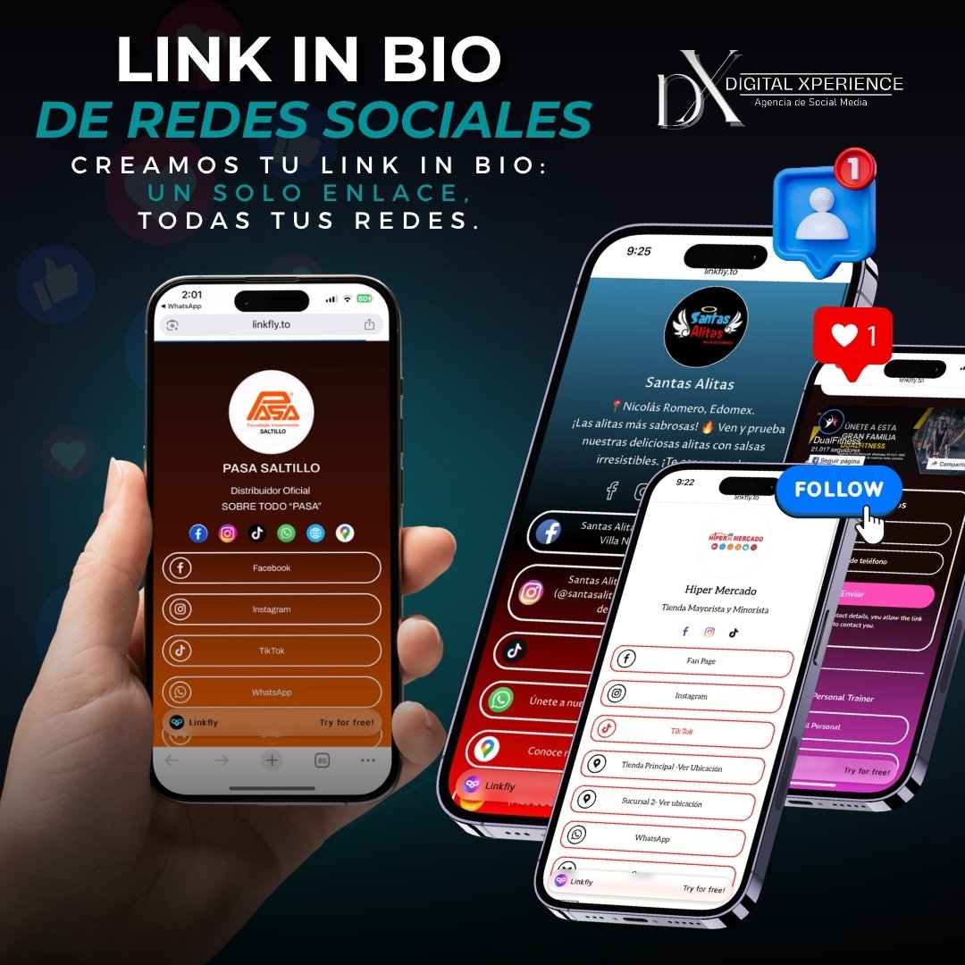 Link Bio Redes Sociales Digital Xperience